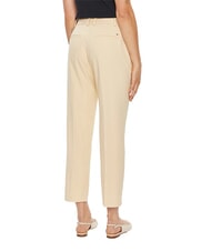 TOMMY HILFIGER TH  Pantalon taille haute ivoire de campagne - Pantalons pour femmes - 2