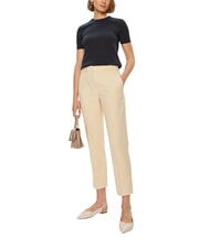 TOMMY HILFIGER TH  Pantalon taille haute ivoire de campagne - Pantalons pour femmes - 3
