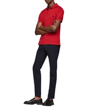 TOMMY HILFIGER TH polo &agrave; manches courtes magma noir - chemise polo - 3