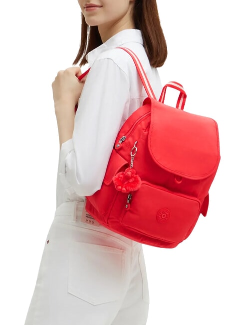 CITY PACK S Sac &agrave; dos &eacute;chapper rouge - Sacs pour Femme