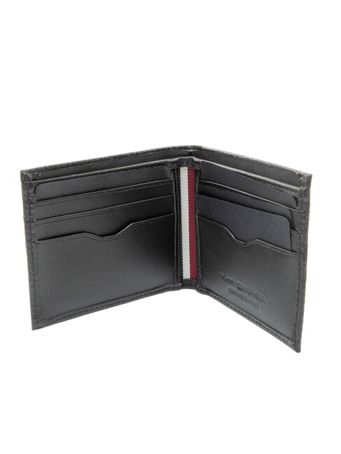 TH Portefeuille, porte-cartes en cuir noir - Portefeuilles Homme