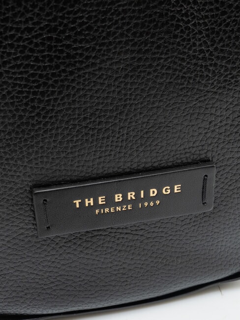 DOMITILLA  Sac bandouli&egrave;re en cuir black Gold - Sacs pour Femme