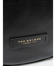 THE BRIDGE DOMITILLA  Sac bandouli&egrave;re en cuir black Gold - Sacs pour Femme - 3