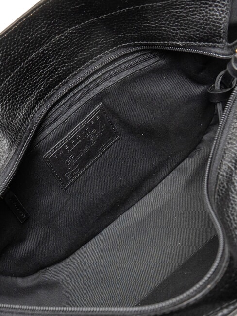 DOMITILLA  Sac bandouli&egrave;re en cuir black Gold - Sacs pour Femme