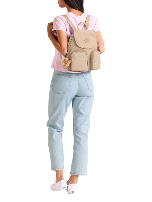 FIREFLY UP CONVERTIBLE Sac &agrave; dos beige paillet&eacute; - Sacs pour Femme