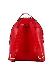 THE BRIDGE COSTANZA Sac &agrave; dos en cuir cerise / or - Sacs pour Femme - 3