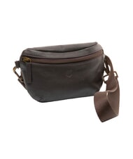 TIMBERLAND TUMBLED Sac banane en cuir marron fonc&eacute; - Sacs banane - 2