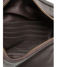 TIMBERLAND TUMBLED Sac banane en cuir marron fonc&eacute; - Sacs banane - 5