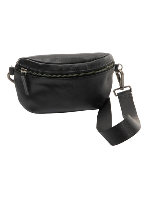 TUMBLED Sac banane en cuir noir - Sacs banane