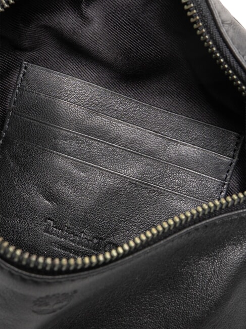 TUMBLED Sac banane en cuir noir - Sacs banane