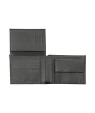 TIMBERLAND TUMBLED Portefeuille en cuir avec porte-monnaie noir - Portefeuilles Homme - 2