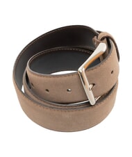 TIMBERLAND CASUAL Ceinture en cuir su&eacute;d&eacute; pouvant &ecirc;tre raccourcie taupe - Ceintures - 3