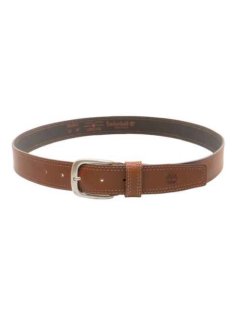 DOUBLE STITCHING Ceinture en cuir raccourcissable Cognac - Ceintures