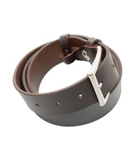 TIMBERLAND DOUBLE LOOP Ceinture en cuir raccourcissable cacao - Ceintures - 3