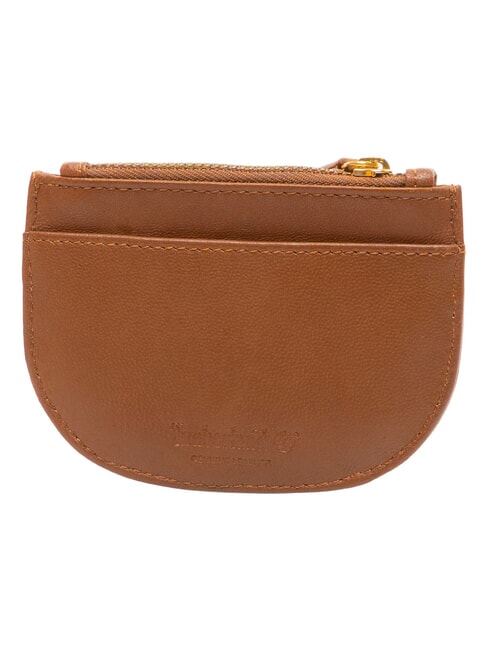COIN Pochette &agrave; monnaie en cuir Cognac - Portefeuilles Femme