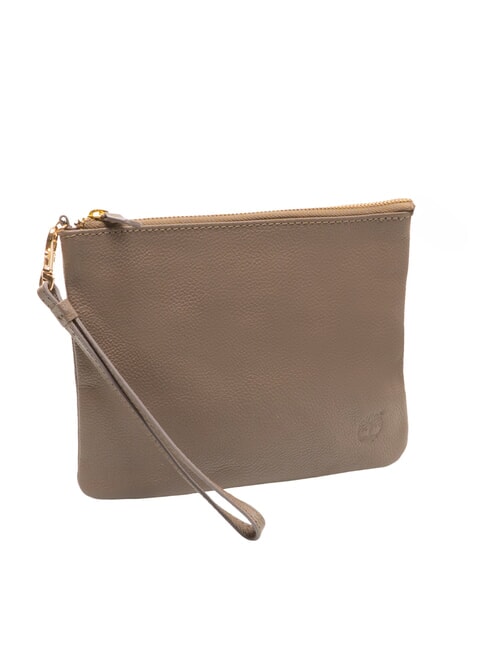 SMALL Petite pochette en cuir avec dragonne naturel - Sacs pour Femme
