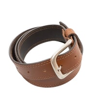 TIMBERLAND DOUBLE STITCHING Ceinture en cuir raccourcissable Cognac - Ceintures - 3