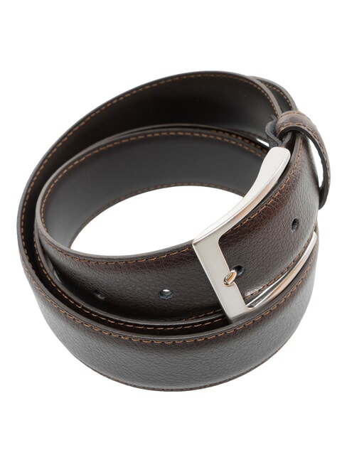 CLASSIC TUMBLED Ceinture en cuir raccourcissable cacao - Ceintures