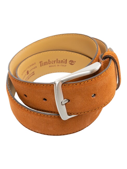 CASUAL Ceinture en cuir su&eacute;d&eacute; pouvant &ecirc;tre raccourcie Cognac - Ceintures