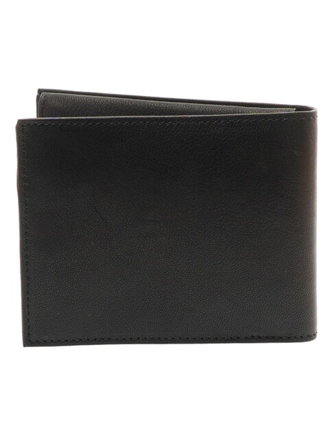 HAMMARED Grand portefeuille en cuir noir - Portefeuilles Homme