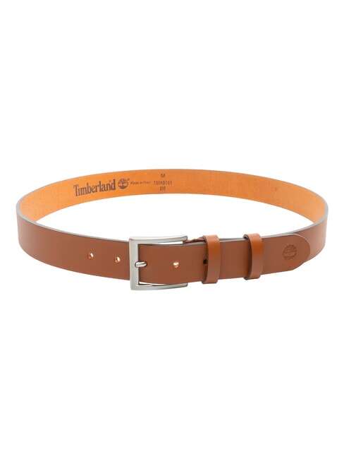 DOUBLE LOOP Ceinture en cuir raccourcissable Cognac - Ceintures