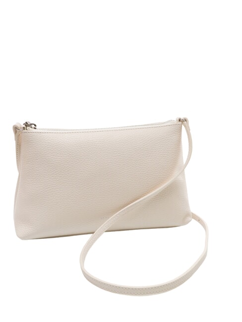 AGATEA Sac bandouli&egrave;re en cuir blanc - Sacs pour Femme