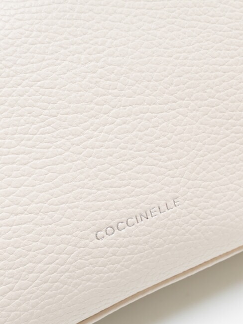 AGATEA Sac bandouli&egrave;re en cuir blanc - Sacs pour Femme