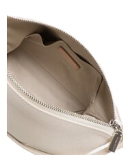 COCCINELLE AGATEA Sac bandouli&egrave;re en cuir blanc - Sacs pour Femme - 5