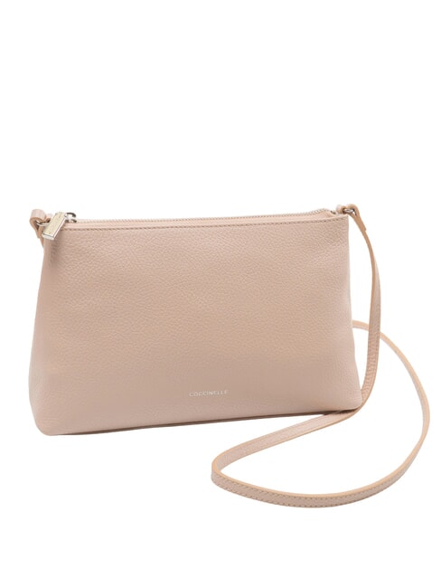 AGATEA Sac bandouli&egrave;re en cuir rosaces - Sacs pour Femme