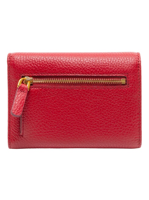 DEW Portefeuille avec porte-monnaie, en cuir sangria - Portefeuilles Femme