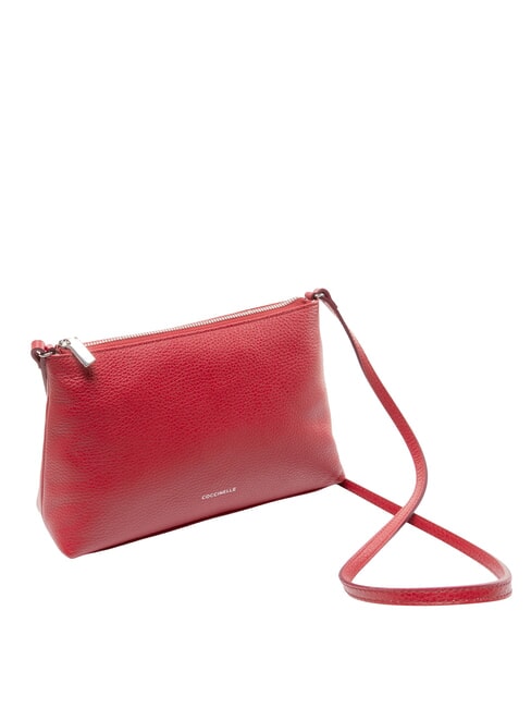 AGATEA Sac bandouli&egrave;re en cuir sangria - Sacs pour Femme