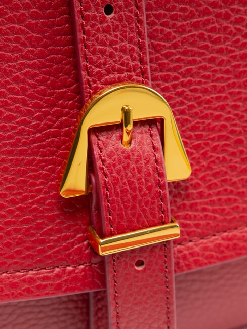 MAGALU Mini sac bandouli&egrave;re en cuir sangria - Sacs pour Femme