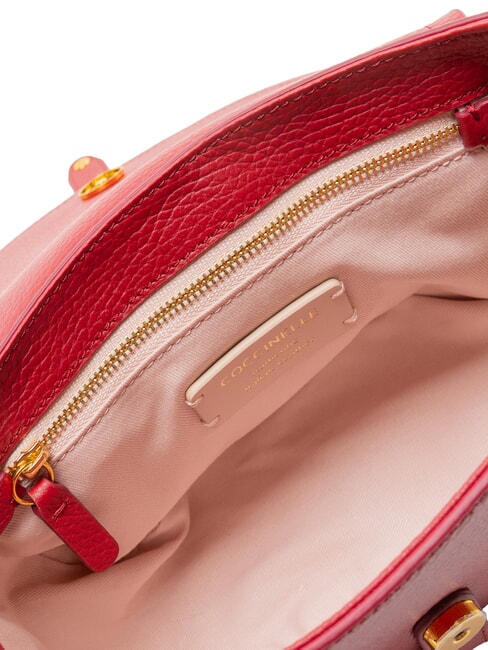MAGALU Mini sac bandouli&egrave;re en cuir sangria - Sacs pour Femme