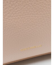 COCCINELLE SAGITTA Sac bandouli&egrave;re en cuir rosaces - Sacs pour Femme - 3