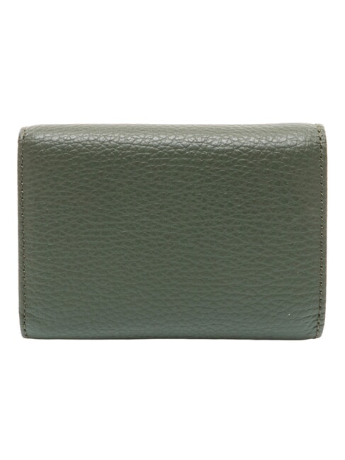 DEW Portefeuille compact en cuir algues - Portefeuilles Femme