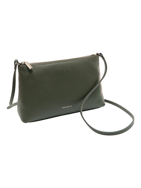 AGATEA Sac bandouli&egrave;re en cuir algues - Sacs pour Femme
