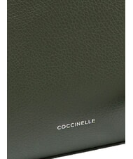COCCINELLE AGATEA Sac bandouli&egrave;re en cuir algues - Sacs pour Femme - 3