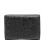 COCCINELLE DEW Portefeuille compact en cuir Noir - Portefeuilles Femme - 3