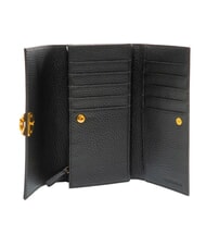 COCCINELLE BINXIE Grand portefeuille en cuir Noir - Portefeuilles Femme - 2