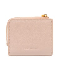 COCCINELLE MYRINE Portefeuille compact en cuir rosaces - Portefeuilles Femme - 3