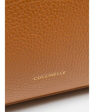 COCCINELLE SAGITTA Sac bandouli&egrave;re en cuir CUIR - Sacs pour Femme - 3