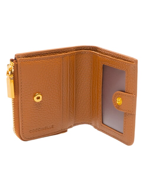 MYRINE Portefeuille compact en cuir CUIR - Portefeuilles Femme
