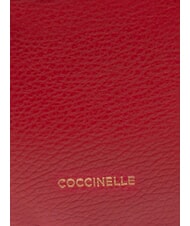 COCCINELLE SAGITTA Sac bandouli&egrave;re en cuir sangria - Sacs pour Femme - 3