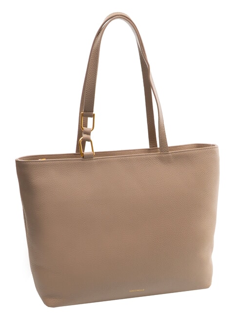 SAGITTA Sac bandouli&egrave;re en cuir taupe chaud - Sacs pour Femme