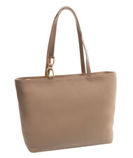 COCCINELLE SAGITTA Sac bandouli&egrave;re en cuir taupe chaud - Sacs pour Femme - 2