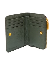 COCCINELLE BINXIE Portefeuille compact en cuir algues - Portefeuilles Femme - 2