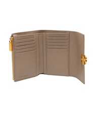 COCCINELLE BINXIE Portefeuille avec porte-monnaie, en cuir taupe chaud - Portefeuilles Femme - 2