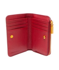 COCCINELLE BINXIE Portefeuille compact en cuir sangria - Portefeuilles Femme - 2