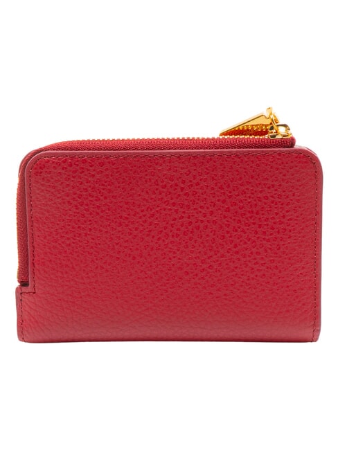 BINXIE Portefeuille compact en cuir sangria - Portefeuilles Femme