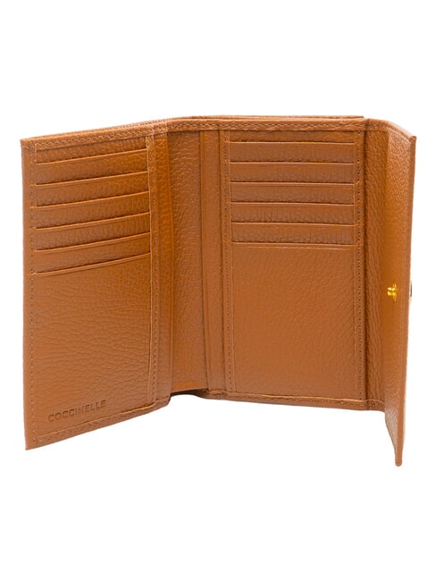 MYRINE Portefeuille avec porte-monnaie, en cuir CUIR - Portefeuilles Femme